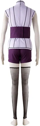 Vista 5 de Hyuga Hinata - Disfraz de Hinata, el último traje de 6 piezas para adultos, Halloween, cosplay para niños, disfraz para niños, los mejores regalos