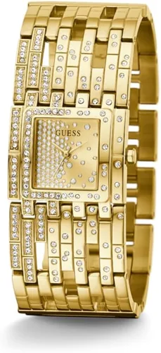 Vista 5 de GUESS Women's 22mm Watch - Gold Tone Bracelet Champagne Dial Gold Tone Case