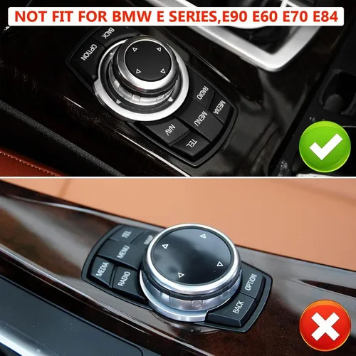 Vista 2 de Jaroxn - Botón de repuesto compatible con BMW iDrive, botón de control iDrive multimedia para 1 pie F20 F21/3 pies F30 F31 F34 GT/5 pies F07 F10