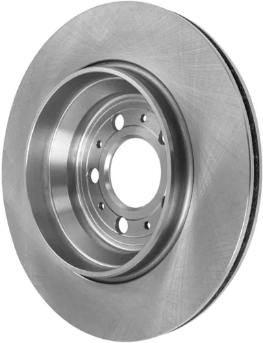Vista 141 de Detroit Axle - Rotores de freno delantero para 04-13 Mazda 3 Rotores de frenos de disco 06-15 Mazda 5 Reemplazo: Rotor regular delantero de 11.81