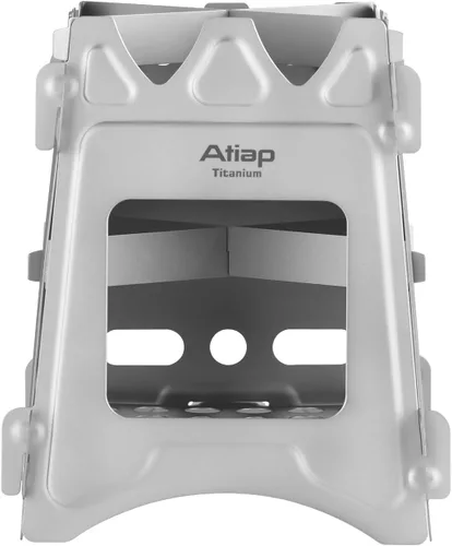 Vista 10 de Estufa de leña de titanio ultraligera para acampar al aire libre, estufa de alcohol multicombustible, estufa de barbacoa WS009ST-Ti