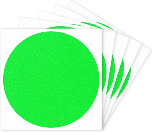 Vista 15 de STARLIBOO Calcomanías de puntos, círculos extraíbles de 2 pulgadas, 540 unidades de colores, para escribir para ventas de garaje (marrón)