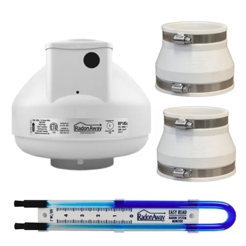 Vista 5 de RadonAway Ventilador de mitigación de radón 23011-1 XP201, 4