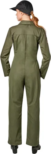 Vista 5 de Rubies Men's Top Gun Maverick Deluxe Flight Suit Como se muestra