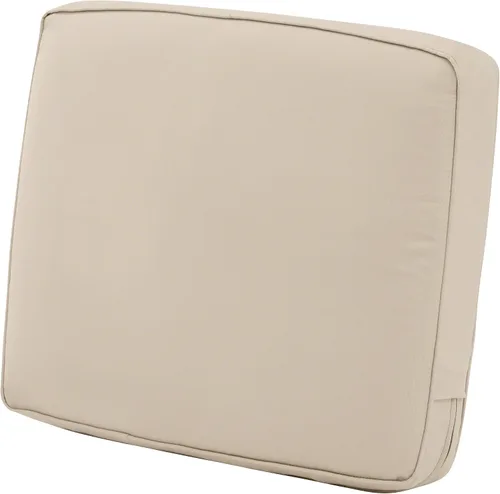 Vista 26 de Classic Accessories Ravenna - Cojín de asiento de patio resistente al agua de 21 x 19 x 5 pulgadas, verde azulado, cojín de sofá de dos plazas