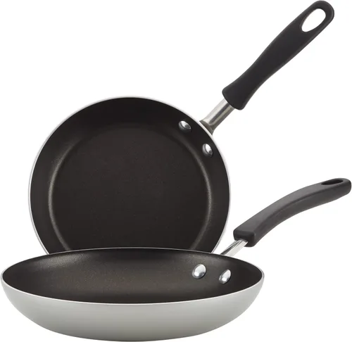 Vista 28 de Farberware Cookstart DiamondMax - Juego de utensilios de cocina, ollas y sartenes antiadherentes, aptos para lavavajillas, incluye bandeja