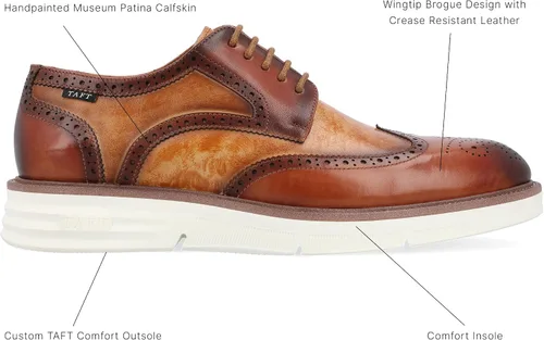 Vista 2 de TAFT 365 Modelo 103 Wingtip Oxford para hombre
