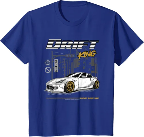 Vista 43 de Z34 370 Fairlady Z - Camiseta gráfica de cuerpo ancho, Negro, S