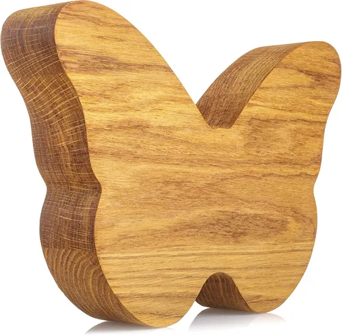 Vista 9 de BUTTERFLY - Alcancía para niños y niñas, caja de dinero personalizada para niños, ahorro de monedas de madera, idea de regalo perfecta