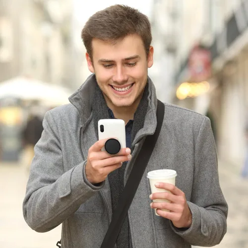Vista 5 de Soporte De Teléfono Celular Plegable Expandiendo Zócalos De Teléfono Titular De Agarre De Dedo Para Smartphone