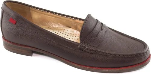 Vista 18 de Mocasines Penny de piel auténtica cómodos sin cordones para mujer