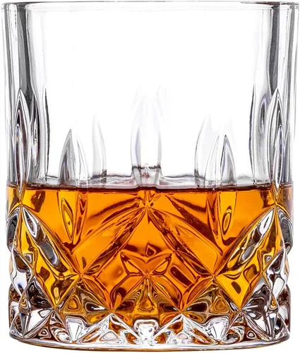 Vista 5 de Amlong Crystal - Vasos de vidrio de plomo, antiguos, 4