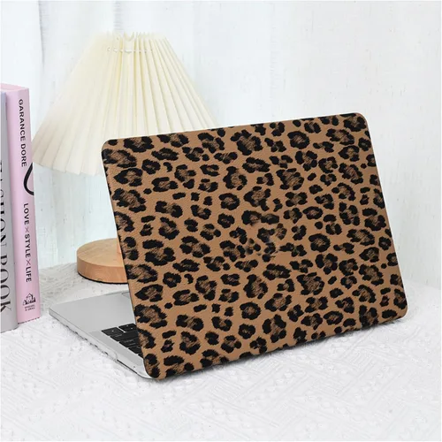 Vista 30 de Funda compatible con MacBook Air de 13 pulgadas (versión 2010-2017). Modelos: A1466 / A1369, funda rígida de piel crema texturizada a cuadros, sin