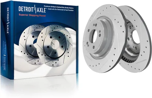 Vista 22 de Detroit Axle - Rotores de freno traseros para Toyota GR Supra BMW 230i 330e 330i 430i 530i 530i 530e 540d 540i xDrive X3 X4 Z4, rotores de freno