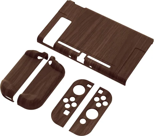 Vista 9 de eXtremeRate PlayVital - Carcasa trasera para consola Nintendo Switch, controlador de mano separable, carcasa rígida para NS Joycon, funda protectora