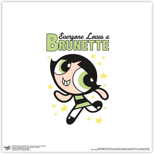 Vista 9 de Trends International Gallery Pops - Póster de pared de Cartoon Network The Powerpuff Girls - Everyone Loves a Brunette - 12.00 x 12.00 pulgadas