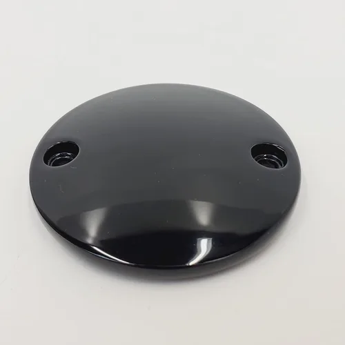 Vista 3 de Cubierta de temporizador/temporizador de aluminio liso negro brillante para Harley M8 Touring 2017+