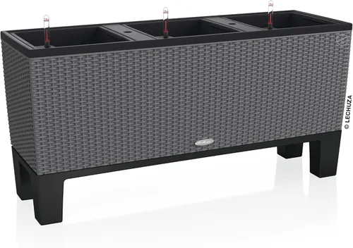 Vista 4 de Lechuza Pedestal para macetas Trio 30, L38.6 W12 H5.9 pulgadas