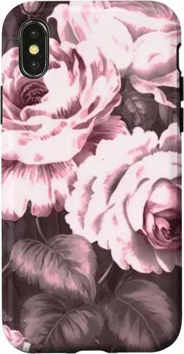 Vista 5 de iPhone 16 Vintage Classic Rose Flower Pattern in Pink Case