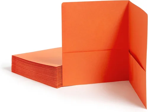 Vista 5 de Smead 87850 - Carpeta de 2 bolsillos con peso pesado, hasta 100 hojas, tamaño carta, colores surtidos, 25 por caja