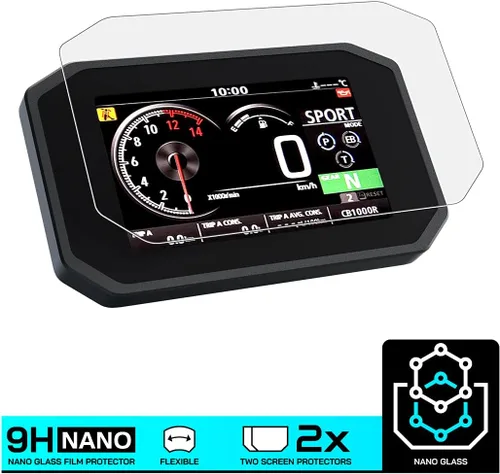 Vista 2 de Speedo Angels 2 protectores de pantalla para tablero de instrumentos NANO GLASS para CB1000R (2021-)