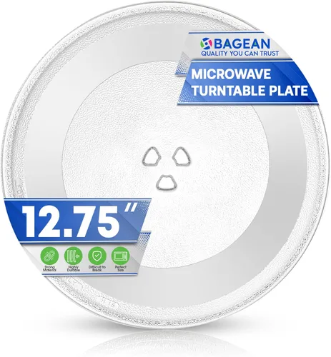 Vista 7 de Plato de Repuesto para Microondas de 10 Pulgadas Compatible con WB49X10065 Plato Giratorio de Microondas GE - Plato de Vidrio de Repuesto Exacto
