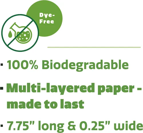 Vista 4 de Comfy Package Paquete de 200 pajitas de papel Kraft, 100% biodegradables y sin tinta, pajitas para beber y manualidades, papel kraft