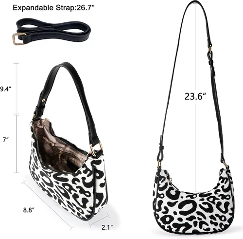 Vista 6 de Montana West Bolso bandolera pequeño de moda para mujer con correa de hombro desmontable