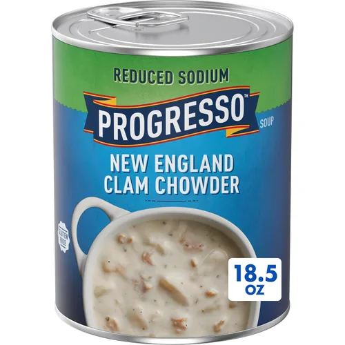 Vista 19 de Progresso Caldo de Maíz con Pollo, Sopa enlatada reducida en sodio, lata de 18.5 oz