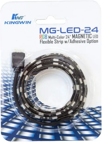 Vista 13 de Kingwin KRGB-LED-12 Tira de luces LED RGB, tira de luz LED para carcasa de computadora, PC, laptop, hogar, oficina e iluminación de fondo. Tira