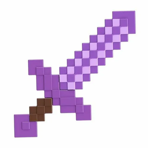 Vista 7 de Espada de Juguete Minecraft Morado