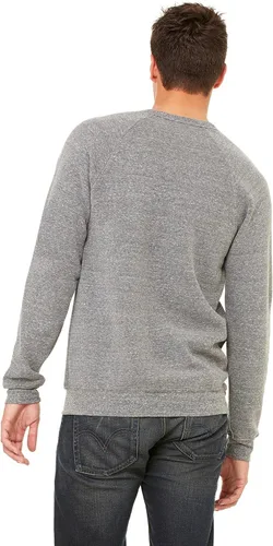 Vista 2 de Bella + Canvas - Sudadera unisex de forro polar con cuello redondo