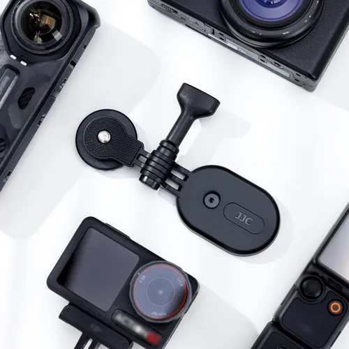 Vista 7 de JJC Soporte de montaje magnético con tornillo de 1/4"-20 para DJI Osmo360 Action 5 Pro 4 3 para Insta360 X5 X4 X3 Ace, Pocket 3 OSMO360, base