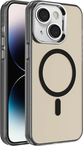 Vista 23 de S. Tedazo Funda magnética para iPhone 7/8 Plus (5.5 pulgadas) compatible con MagSafe, [no amarillenta] delgada, a prueba de golpes, funda para Negro