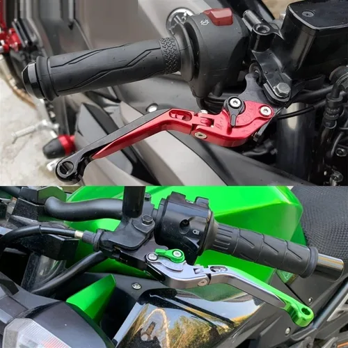 Vista 6 de DOUKI Para Yamaha FZ25 FZ 25 FZ-25 2017-2023 Empuñaduras de motocicleta Manillar CNC Aluminio Ajustable Palancas de embrague de freno Palanca