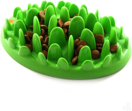 Vista 3 de Northmate Green Slow Feeder-Small Slow Feeder Dog Bowl, Gobble Stopper, Mental Stimulation Dog Puzzle, Suitable for Puppy & Small, Medium & Large