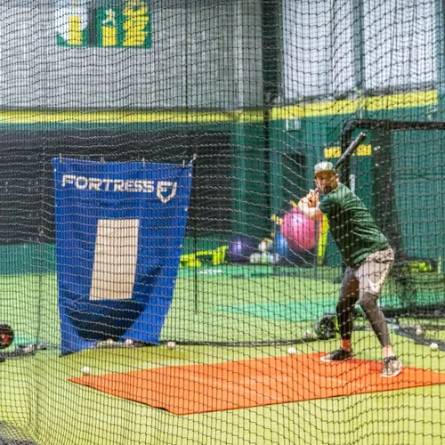 Vista 4 de Fortress Baseball Batting Cage Nets Heavy-Duty HDPP Fully Enclosed Baseball & Softball Cage Netting [14 Sizes & 3 Grade Options] – NET ONLY