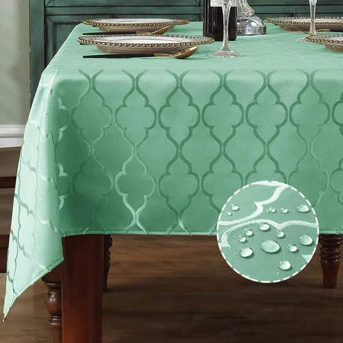 Vista 10 de SASTYBALE - Servilletas de poliéster jacquard de otoño 20x20 pulgadas - Patrón de flores, brillo otoñal, resistente a las arrugas y derrames
