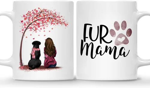 Vista 8 de Gossby Taza de café Dog Dad – Regalo para hombres amantes de los perros labrador retriever negro, regalo de cumpleaños, regalo de Navidad para papá