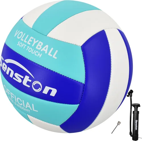 Vista 8 de Senston Voleibol Oficial Tamaño 5 – Balón de voleibol suave impermeable para interiores y exteriores, para niños, jóvenes y adultos, juego de playa