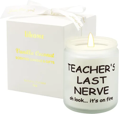 Vista 25 de Lihome Velas de otoño – Decoración de otoño para el hogar, regalos para mujeres, mamá, amiga, cera de soja natural, velas perfumadas de sidra