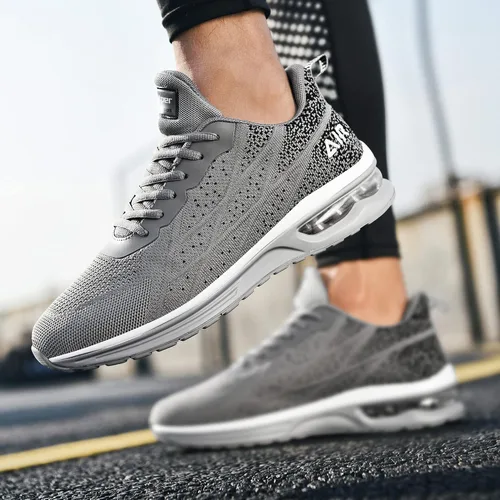 Vista 5 de Autper - Tenis deportivos Air para correr para hombre, tenis ligeros para caminar, trotar, ir al gimnasio o hacer deportes, talla 6.5 a 12.5