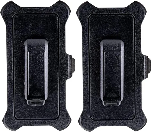 Vista 9 de Paquete de 2 fundas de repuesto con clip para cinturón compatible con OtterBox Defender Series para Apple iPhone XR (6.1 pulgadas) solamente