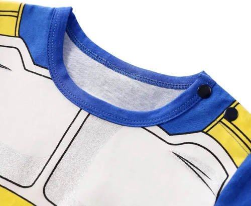 Vista 3 de daimenmeng Mameluco de algodón para recién nacido, ropa de una pieza para niño, manga corta, blanco y azul, 2, 3-6 meses66, Blanco y azul2