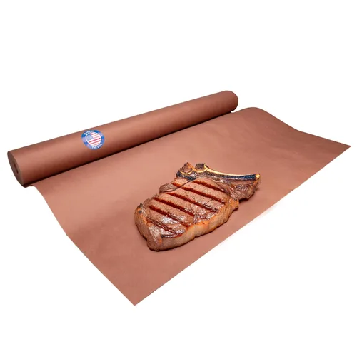 Vista 26 de Papel de carnicero negro de 18 x 2160 pulgadas (180 pies) – Rollo de papel de carnicero natural hecho en Estados Unidos para carne y pescado, sin