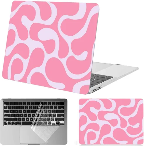 Vista 34 de Funda para MacBook Air 15.3'' A3448/A3241/A3114/A2941, lunares marrones