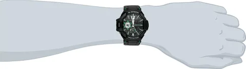 Vista 2 de G-Shock GA-1100 reloj Gravitymaster negroplata único tamaño para hombre