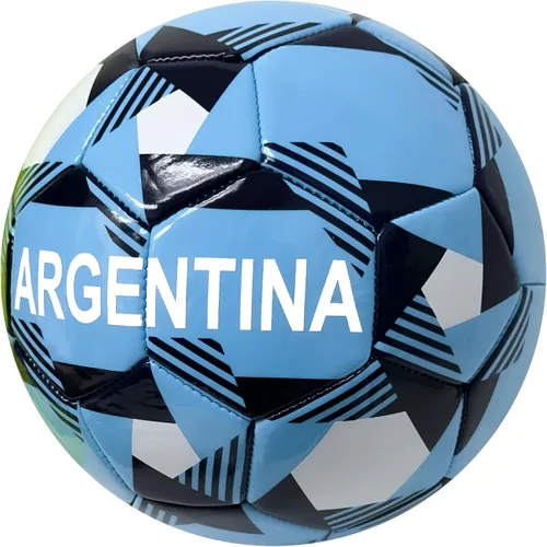 Vista 3 de Icon Sports Balón de fútbol argentino, talla 5 y 4, pelota de bandera de Argentina Copa del Mundo Selección Nacional País