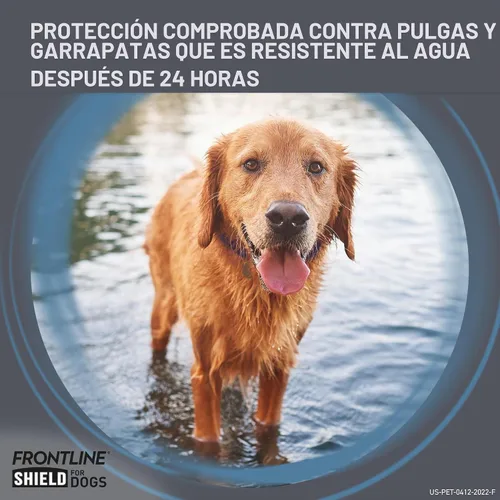 Vista 7 de FRONTLINE Shield - Tratamiento para pulgas y garrapatas para perros