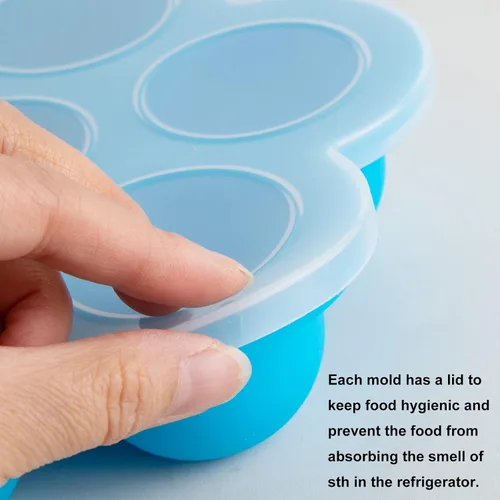 Vista 4 de CHuangQi 2 moldes de silicona para bocados de huevo para olla instantánea de 5, 6, 8 cuartos de galón, olla a presión, recipiente de almacenamiento